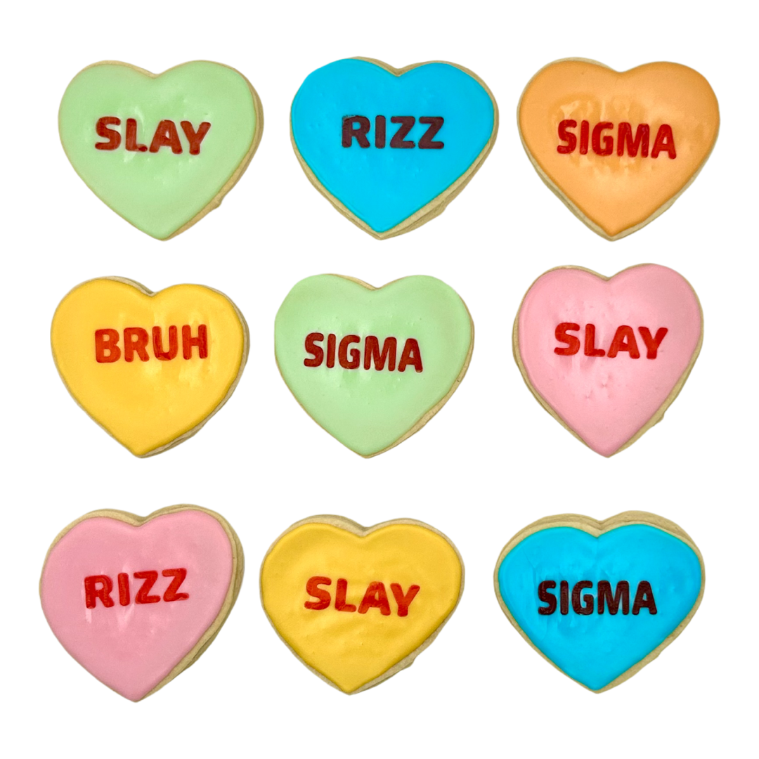 Valentine Generation Hearts Sugar Cookies