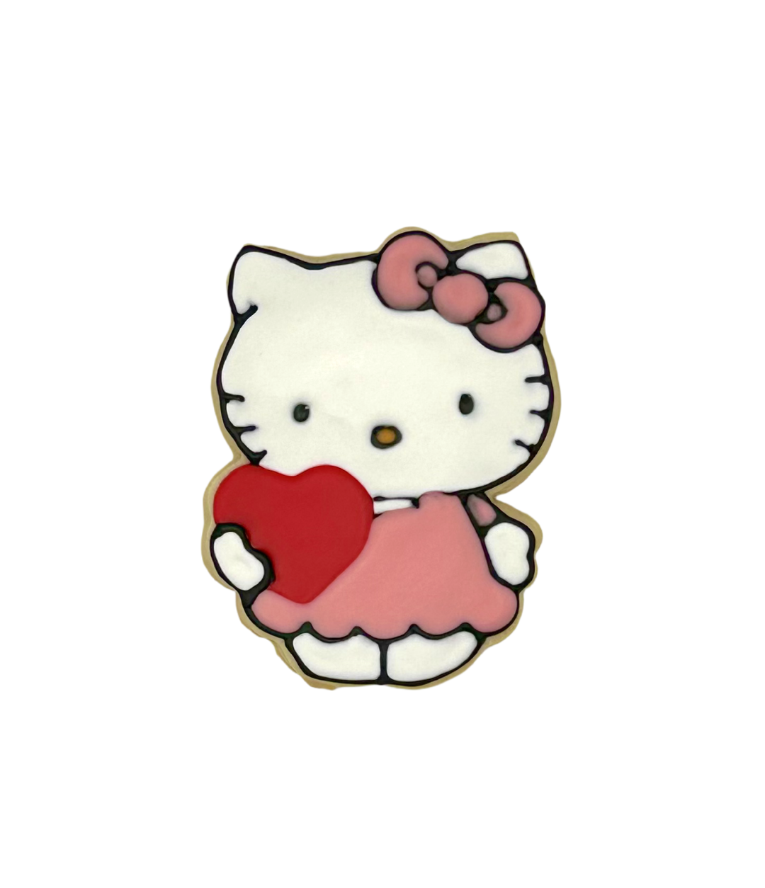 Valentine Kitty Sugar Cookies