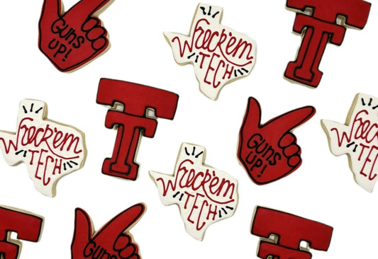 Texas Tech Graduation Sugar Cookie Set