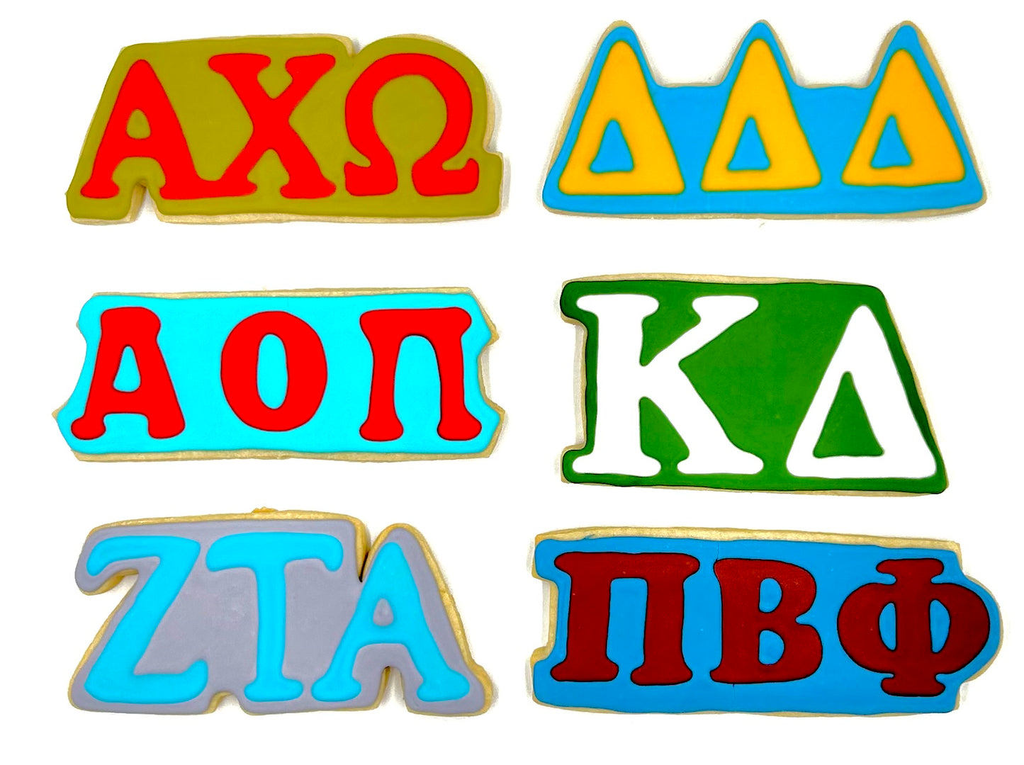 Sorority Sugar Cookie Set- dozen