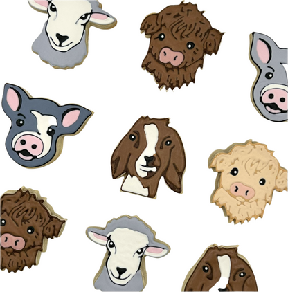 Barn Animals Sugar Cookies