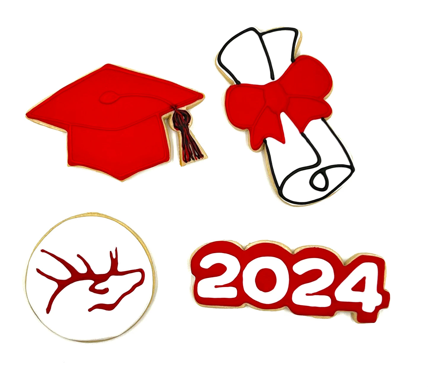 Burleson High School Graduation Sugar Cookie Set- dozen