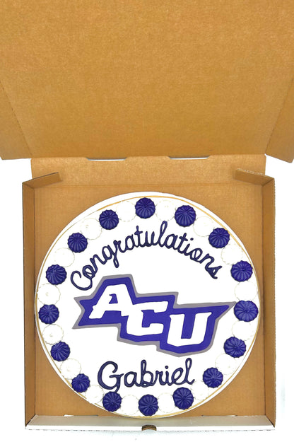 Abilene Christan University 16" Sugar Cookie Cake