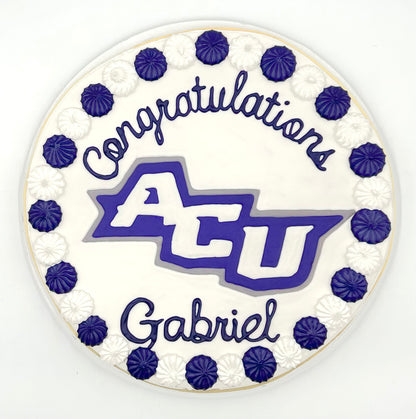 Abilene Christan University 16" Sugar Cookie Cake