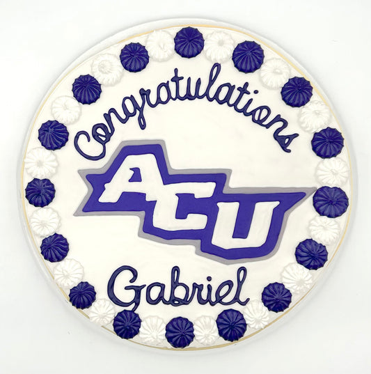 Abilene Christan University 16" Sugar Cookie Cake