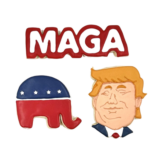 MAGA Trump Sugar Cookie Set- dozen