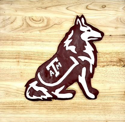 Reveille Shaped Sugar Cookie Cake