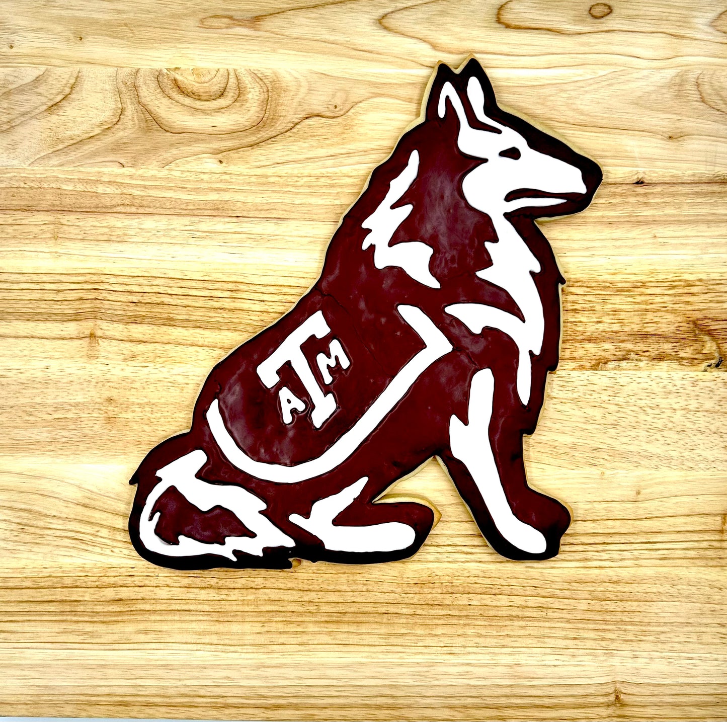 Reveille Shaped Sugar Cookie Cake