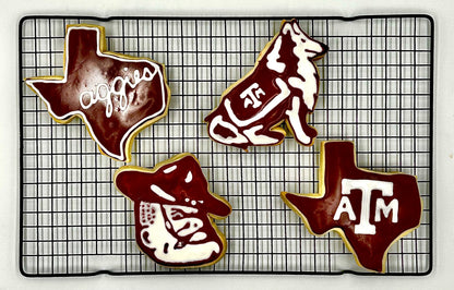 Aggie Sugar Cookie Set- dozen