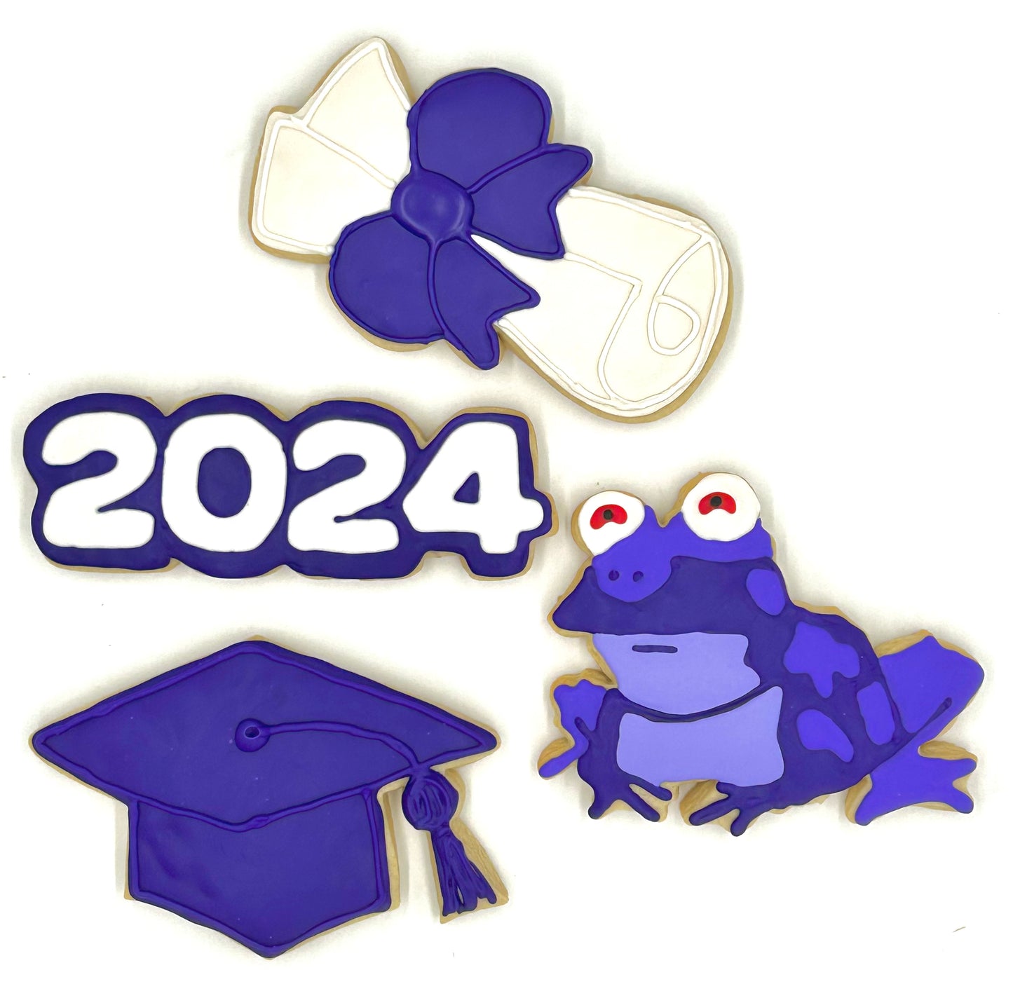 Hypnotoad Graduation Sugar Cookie Set- dozen