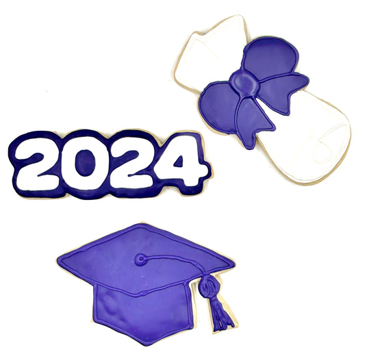 Graduation Sugar Cookie Set- dozen