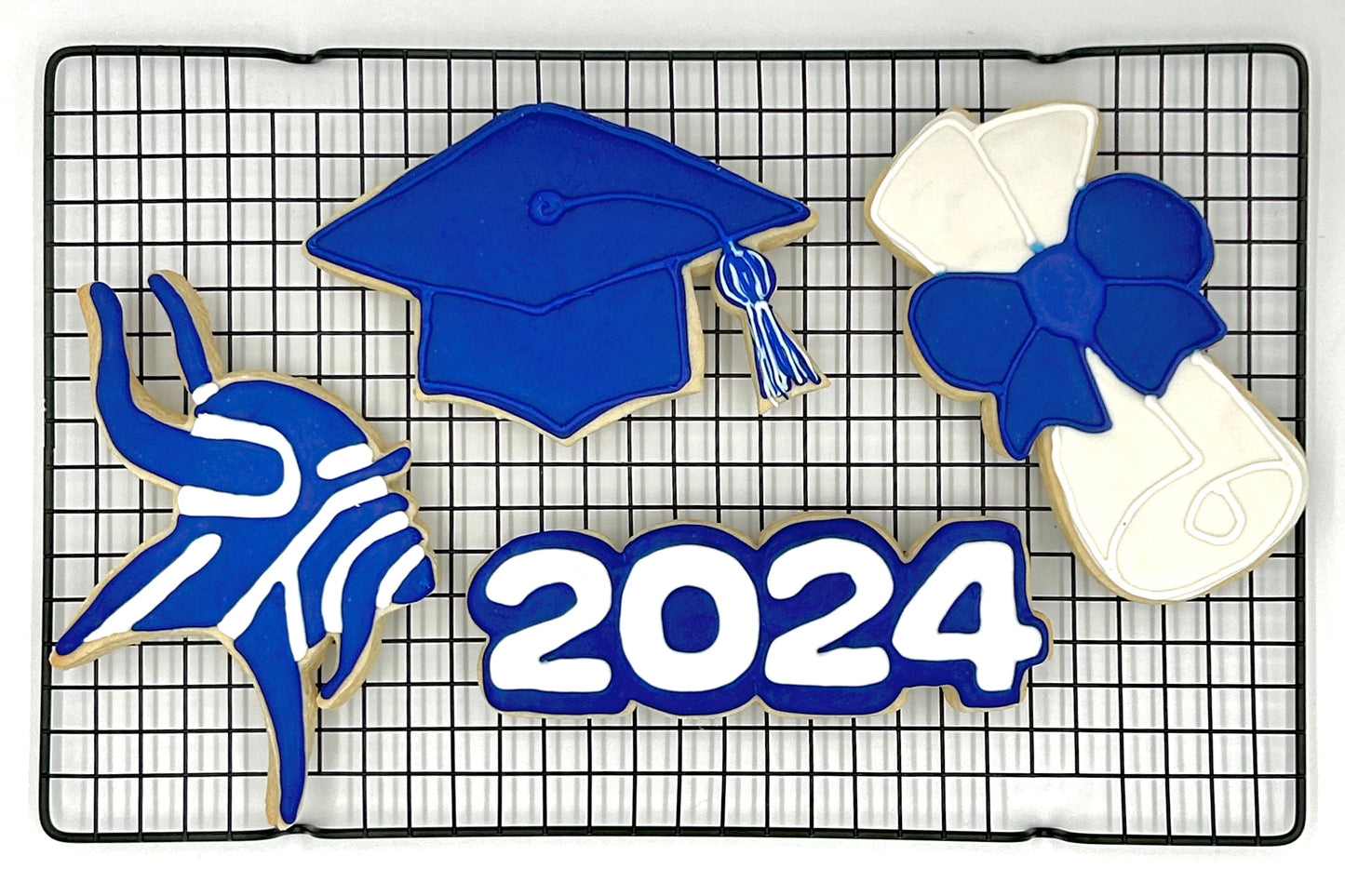 Nolan Catholic School Graduation Sugar Cookie Set- dozen